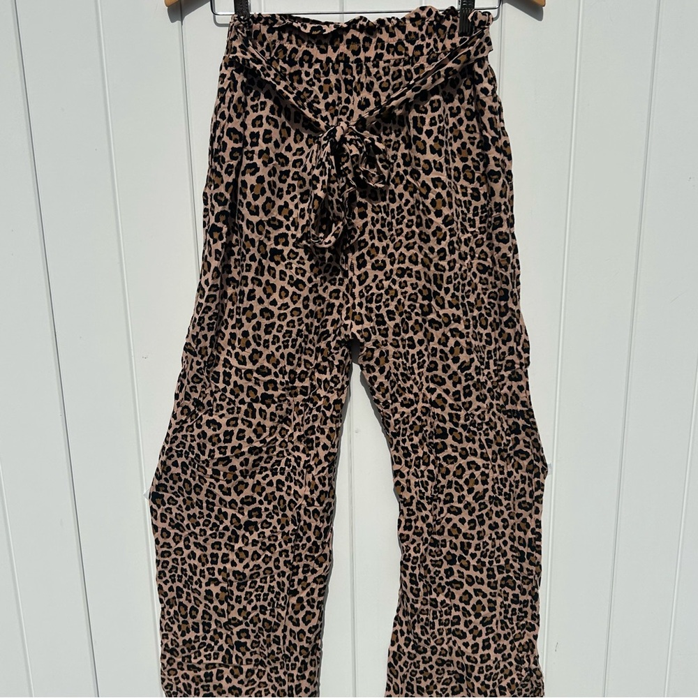 Leopard Print Women's Pants